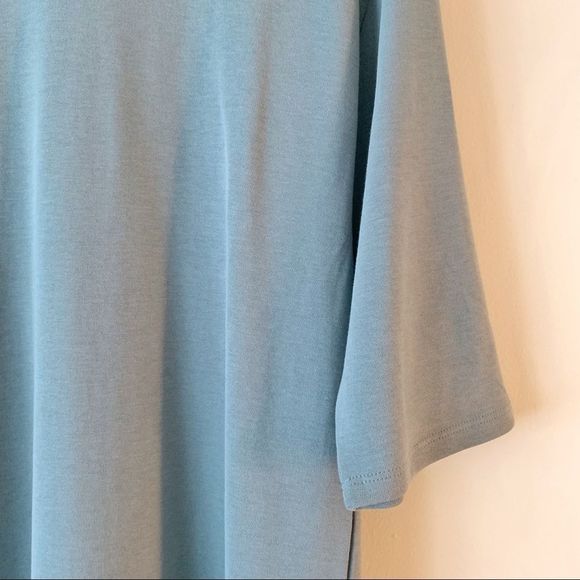 Zara Turtleneck Shift Dress with 3/4 Sleeves - Picture 4 of 8